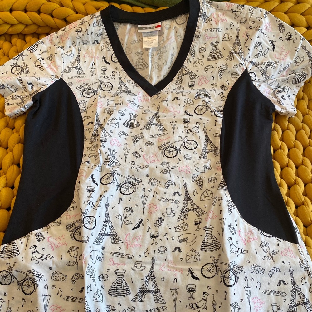 Scrub uniform top